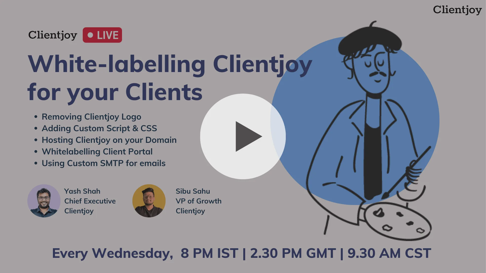 Whitelabel Clientjoy for your Clients