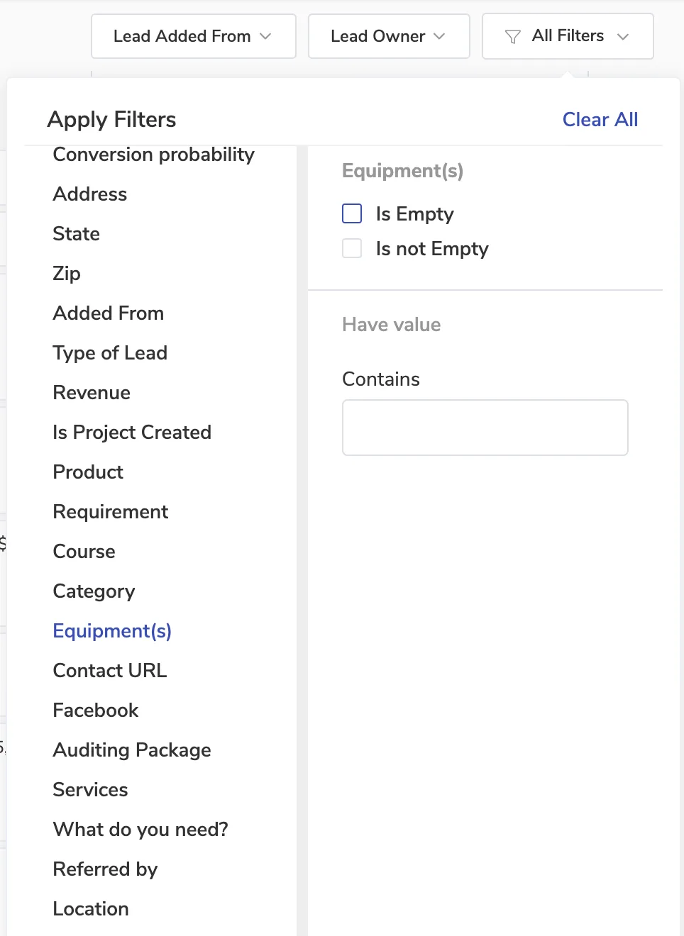 email segmentation using filters