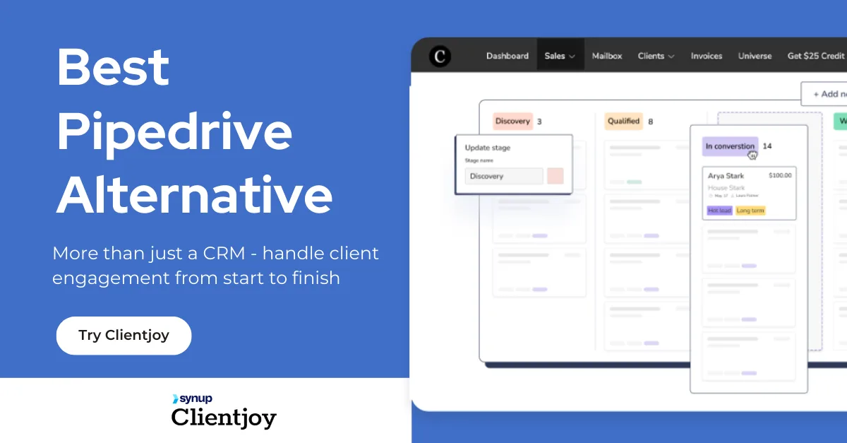 Best Pipedrive Alternative