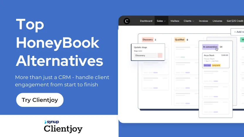 Top HoneyBook Alternatives